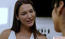 Lesbian Trainor Trains the Pussy of Her Student with Intense Licking and Fingering