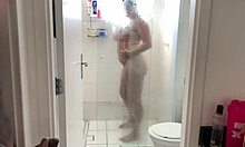 Latina Wife’s Ass Pounded by Friend in Bathroom POV