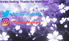 Wow, rave slut cumming hard live on stream with wild vibrator! 😜