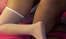 I FUCK my submissive Latina wife LIKE A FUCK DOLL in the bedroom scene