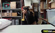 Latina Shoplifter Caught And Punished