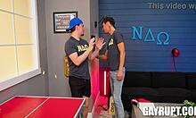 Masyn Thorne fucks Jacob Acosta in glory hole doggystyle