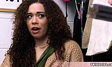 Beautiful BLM Activist Chick Caught in Mall Faces a Rough Punish Fuck Session