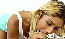 Daddy and redhead step daughter anal!