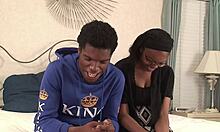 Watch this ebony chick get licked and fucked doggystyle?