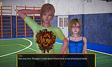 Blonde Teen Joins New Family