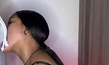 horny ebony wife nysdel sucks her friend's big black cock in amateur assfucking