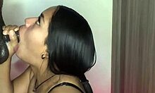 horny ebony wife nysdel sucks her friend's big black cock in amateur assfucking