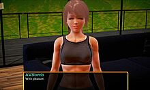 Blonde Teen Joins New Family