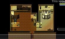 OMG, Lost Lagoon harem hentai game ep 5 has sexy farmer flashing outside! 🔥