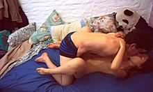 real amateur sex in lena’s bed, so romantic n’ hot!