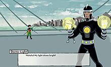 in 18titans part 18, kitten engages in hentai game with teen characters, exploring cartoon fantasies