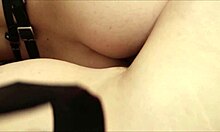 amateur wife enjoys close-up moment with friend