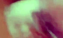 Whore's Milky Pussy Fucked by Machine