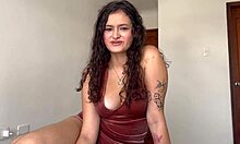 My step sister's best friend comes into my room looking for cock?