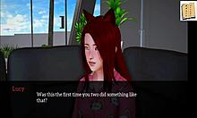 my new family episode with teen tits and hentai action