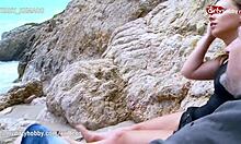 i can't believe how this petite French babe got drilled by the sea.