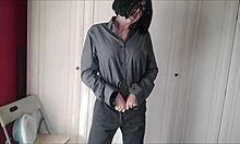 Lavinia looks splendid in men's attire