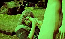 Elden Ring Melina deepthroats in 3D hentai