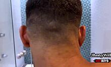 Young guy surprises me with anal in the shower