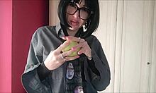 Lavinia looks splendid in men's attire