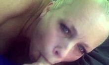 Slutty Wife Gives Blowjob Then Rides Husband POV in Cowgirl Position