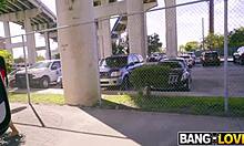 Aaliyah Hadid and Kyle in Walk of Shame