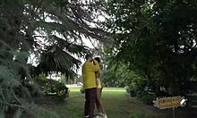 Black Beauty Chanell Heart Gets Sloppy Face Fucking From White Cock