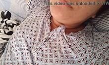 This naughty teen is moaning for dick on the bed.