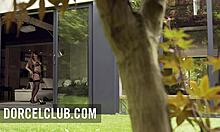 French escort Cara St Germain entertains at home