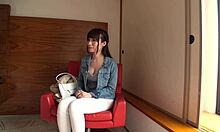 cafe pickup in shinjuku with beautiful woman saeko san