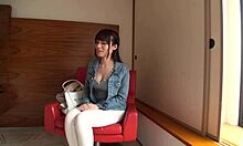 cafe pickup in shinjuku with beautiful woman saeko san