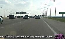 Hot Blonde Frolics Naked in My Back Seat