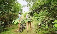 Aroused Blonde Lesbians TAKE Their Favorite Sex Toys OUTSIDE and POUND Wet Little 18+ Pussies Until They Cum