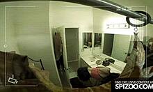 young brunette deepthroats big cock in pov