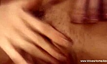 Skinny Wife's Ecstatic Solo Masturbation at Home