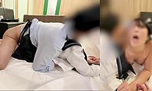 Rina says, 'Fuck me harder, manager!'