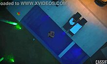 Latina Brunette Gets Ass Eaten At Pool Party