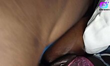 Black ebony girl gets fucked sweetly in homemade video