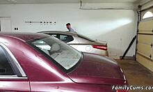 Old patron fucks associate's petite step daughter in hardcore blowjob