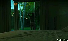 Latina Brunette Gets Ass Eaten At Pool Party