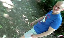 Teen 18+ Jenny Does Mmf Threesome Right In Berlin Tiergarten!