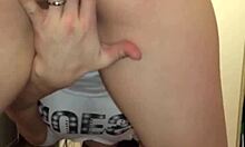 french teen girlfriend twerks big ass while boyfriend sleeps