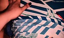 Girlfriend Bent Over For Doggy, I Fuck Her Tight Pussy And Cum Inside Without Condom