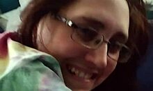 husband fingers my tight nerdy pussy... oops