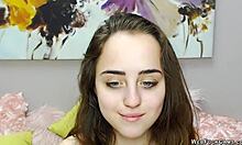 Small Tits Babe Plays With Vibrator