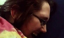 husband fingers my tight nerdy pussy... oops