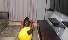 tattooed desi chick rides a fat banana in kinky close-ups