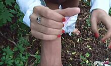 cute teen 18+ sucks cock and swallows on playground