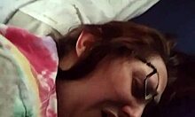 husband fingers my tight nerdy pussy... oops